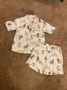 H&M Disney the Lion King boys matching daywear set